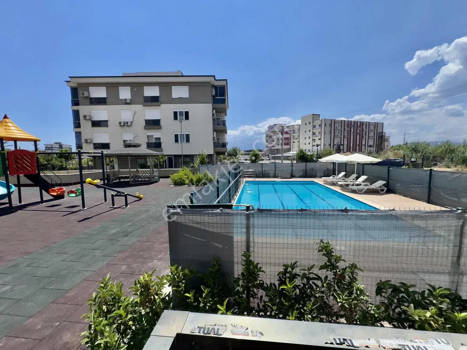 Nest Göksu Da 1+1 Havuz Cephe Bahçe Katı Satılık — görsel 1