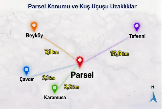 Tefenni Karamusa | 1.843 M² | Elektrik | Sulama | Ana Yola 450 M — görsel 10