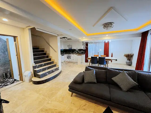 Ermenekte Ful Deniz Manzaralı Full Lüks Eşyalı Müstakil Villa — görsel 23