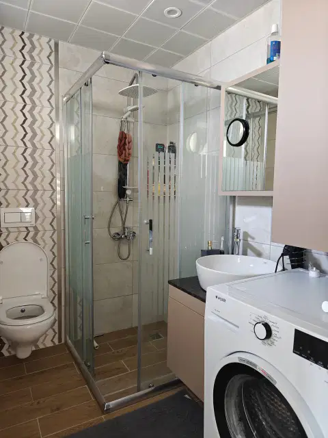 Lara Güzeloba Havuzlu Site Yuvamkent-4 Katta Doğalgazlı Eşyalı Satılık 1+1 Daire — görsel 25