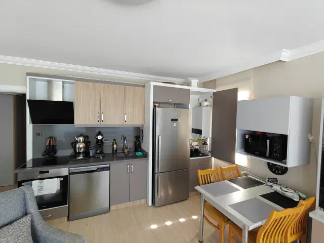 Lara Güzeloba Havuzlu Site Yuvamkent-4 Katta Doğalgazlı Eşyalı Satılık 1+1 Daire — görsel 17