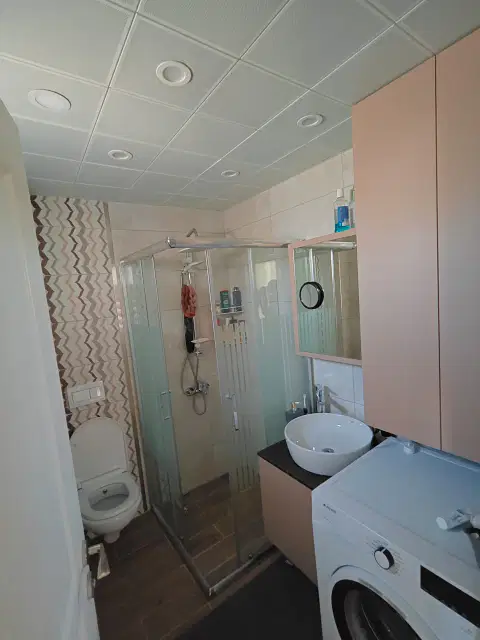 Lara Güzeloba Havuzlu Site Yuvamkent-4 Katta Doğalgazlı Eşyalı Satılık 1+1 Daire — görsel 27