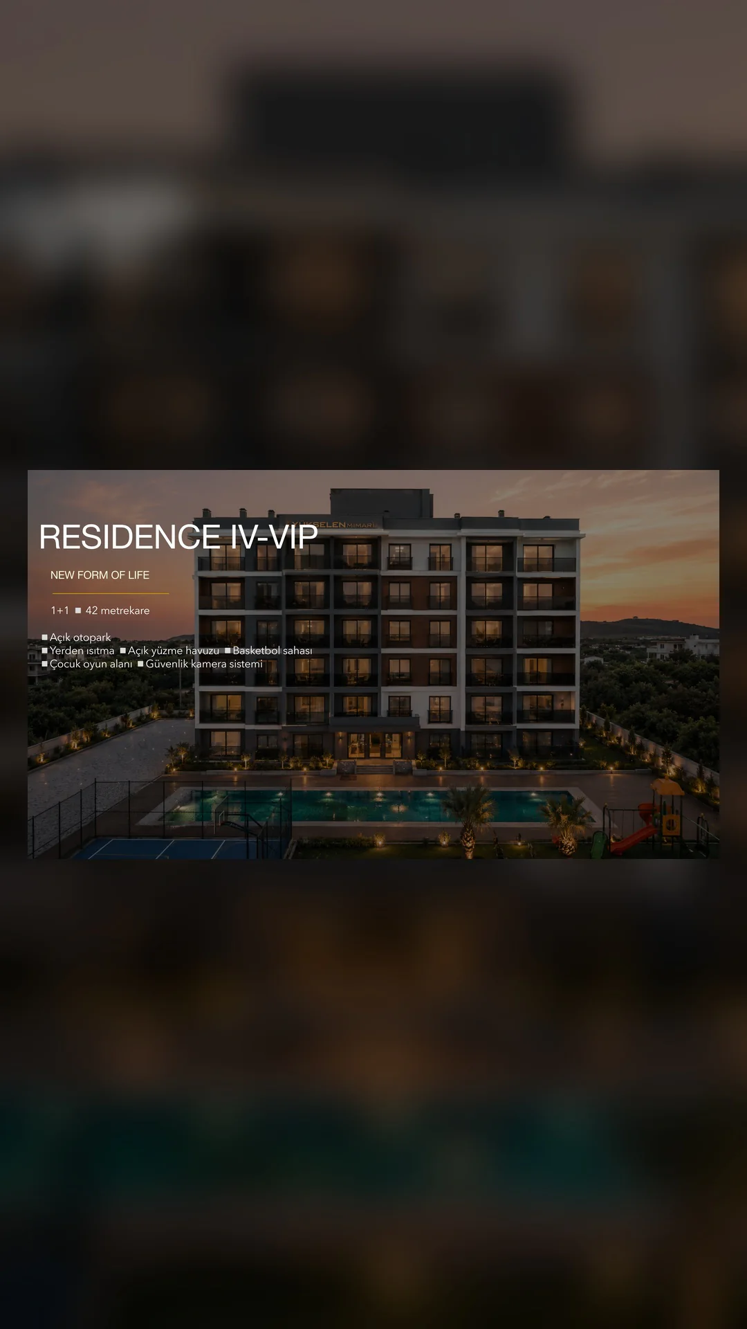 🏡 RESIDENCE IV-VIP | Yeni Formda Bir Yaşam — görsel 1