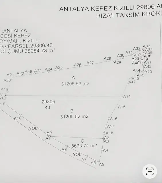 Kızıllı'da Asvalt Yola Sıfır 36879 M2 Tarla — görsel 11
