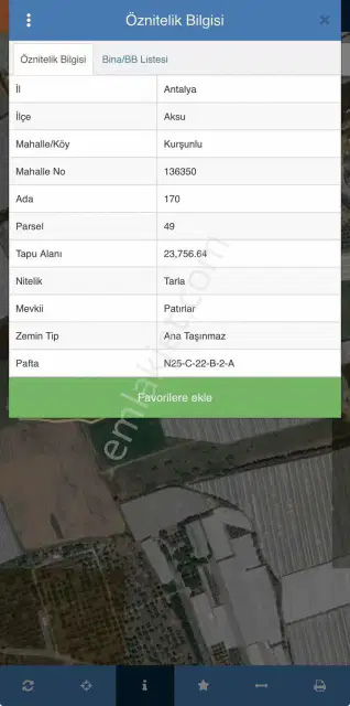 Ayşe Duvar'dan Aksu Kurşunluda 23.756 M² Dev Tarla Fırsatı — görsel 2