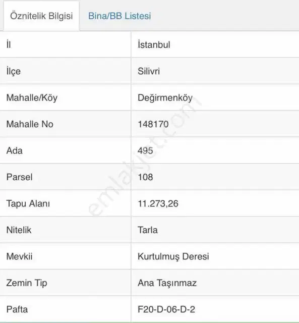 Ender Kortan'dan Silivri Değirmenköy Mah. Sinde Tarla — görsel 4