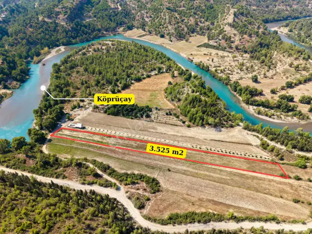 Manavgat Köprüçaya Cephe Satılık 3.525 M2 Tarla — görsel 12