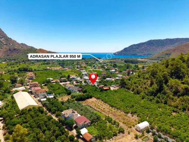 Düştü-adrasan 1208m2 Köşe Arsalı Belgeli 3 Özel Villa — görsel 31