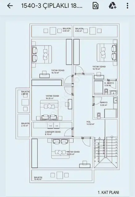 Döşemealtı Çıplaklı'da Projesi Çizilmiş Satılık Villa Arsası — görsel 9