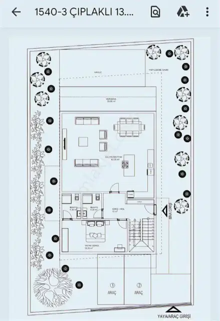 Döşemealtı Çıplaklı'da Projesi Çizilmiş Satılık Villa Arsası — görsel 13