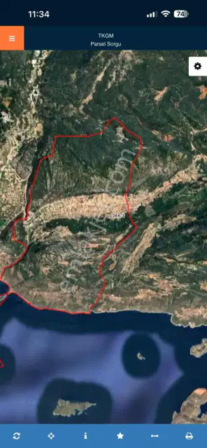 Kaş Sarıbelen Mah. Satılık Müstakil Tarla