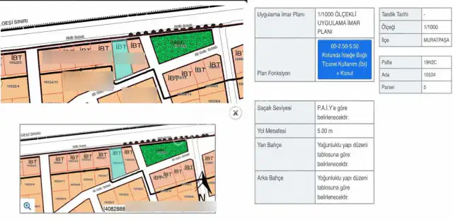 Lara Ermenek'te Kaçırılmaz Fırsat! Çift Yola Cepheli 668 M² Arsa