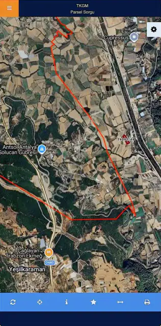 Aksu Karaözde 8.533 M² Resmi Yolu Olan Verimli Yatırımlık Tarla — görsel 15