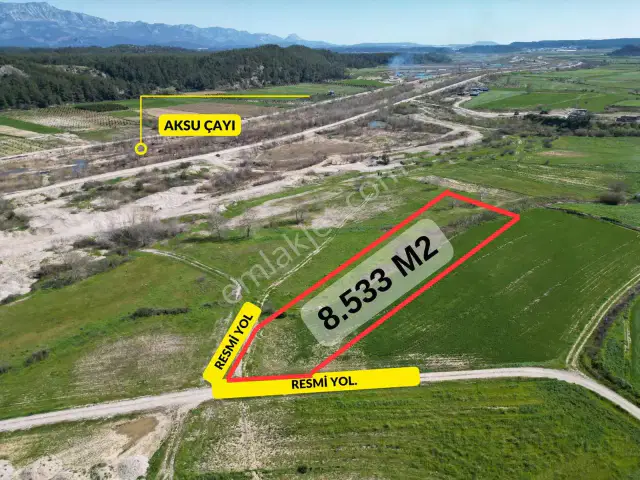 Aksu Karaözde 8.533 M² Resmi Yolu Olan Verimli Yatırımlık Tarla — görsel 30