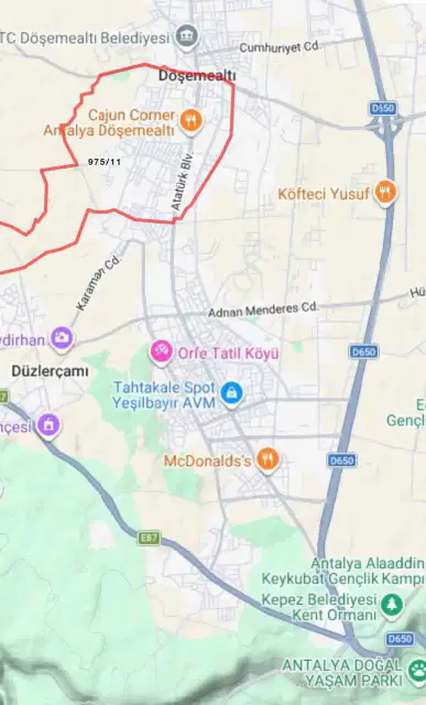 Bahçeyaka'da Ana Yola Sıfır Satılık Ticari + Konut Arsa — görsel 13