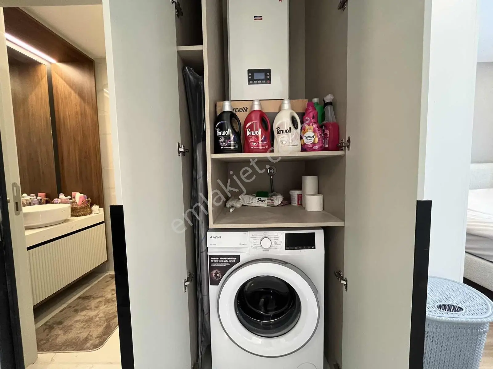 Royal Residence'da Arakat Modern Tasarımlı Kiralık 1+1 Daire — görsel 19