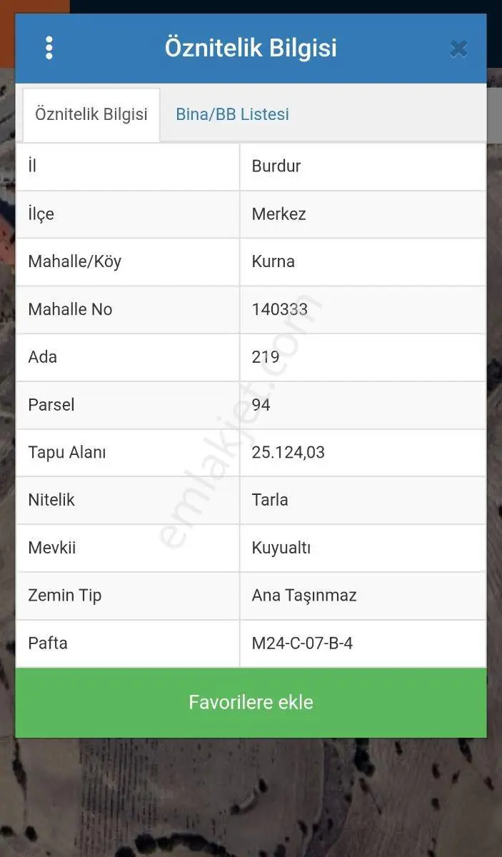 Burdur Merkez Üniversite Yakını | 25.124 M² | İmar Sınırında — görsel 9