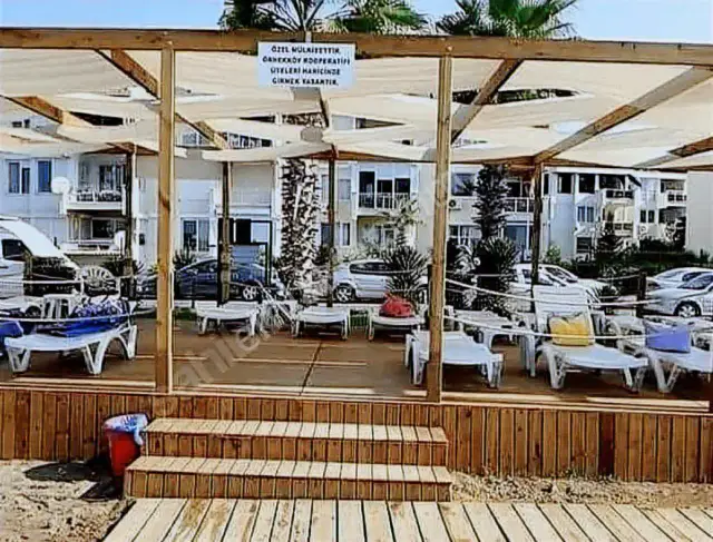 Örnekköy Sitesinde Özel Plajlı 1+1 Kiralık Eşyalı Daire — görsel 12