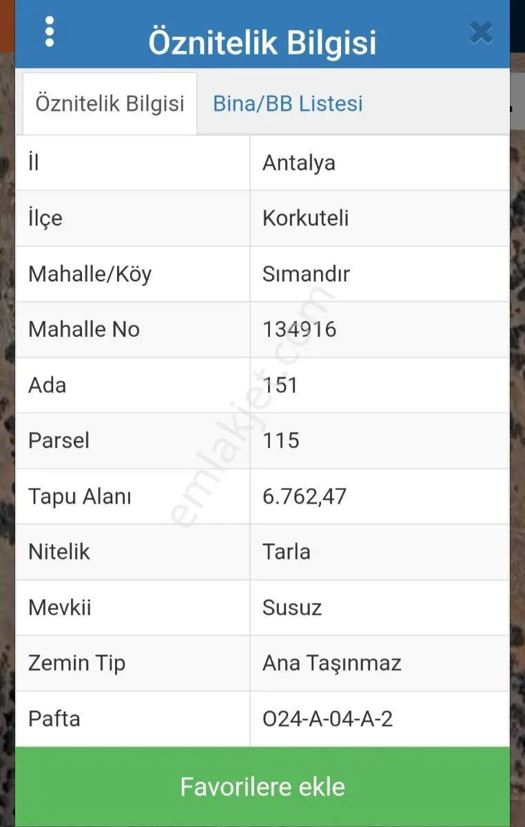 Göksal Gök'den Susuz Yerleşim Yerinde Satılık Arsa — görsel 4