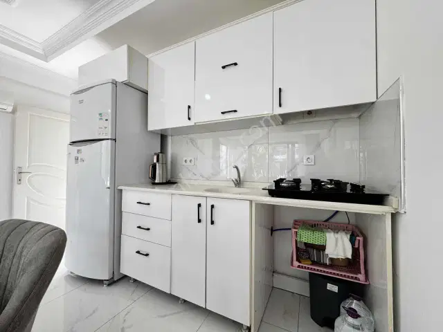 Oteller Bölgesi Site İçi Eşyalı Kiralık 1+1 Daire — görsel 14