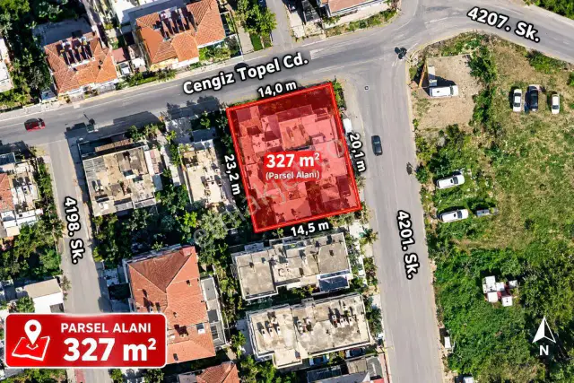 Serik/akçaalan Mh| Satılık/ İçinde Komple Bina Olan Arsa. — görsel 3