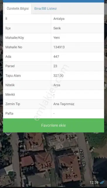 Serik/akçaalan Mh| Satılık/ İçinde Komple Bina Olan Arsa. — görsel 14