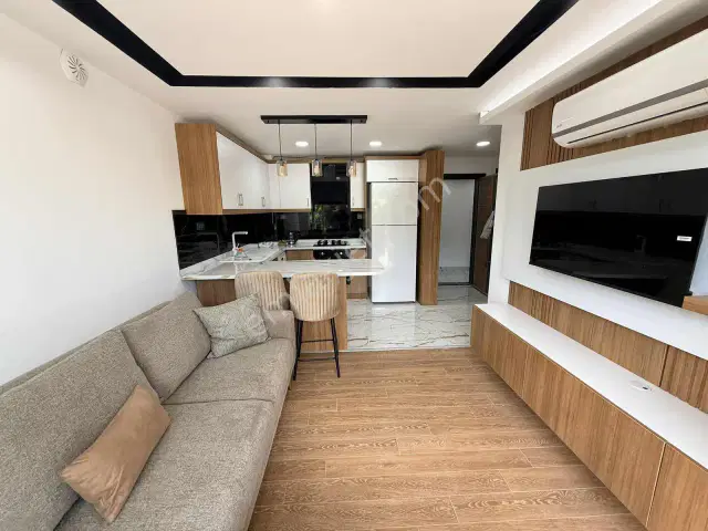 Bahçe Kullanımlı 1+1 Eşyalı Kiralık — görsel 19
