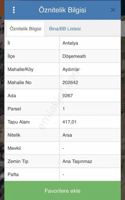 Gülay Tuncay'dan Döşemealtı Aydınlar Da İmarlı Konut Arsası — görsel 4